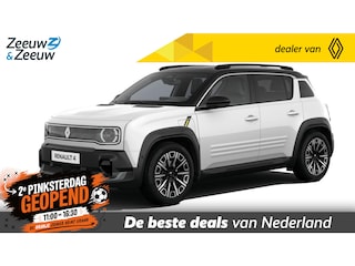 Renault 4 Iconic Comfort Range | Profiteer nu van €2500,- Zeeuw & Zeeuw voorraadkorting | NU met GRATIS 5 jaar fabrieksgarantie | 409KM Actieradius | 165km laden in slechts 15 minuten | Nu in de showroom |
