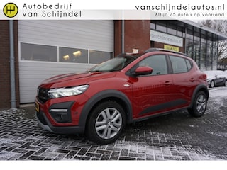 Dacia Sandero Stepway 1.0 TCe 100 Bi-FUEL COMFORT ORIGINEEL NL KEURIGE NETTE STAAT CAMERA KEYLESS ANDROID/APPLECARPLAY NAVI CLIMA CRUISE BLUETOOTH PARKEERSENSOREN V+A 4X ELECTR.RAMEN/SPIEGELS