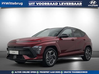 Hyundai Kona 1.6 GDI HEV N Line Full Hybride Automaat met Navigatie, Adaptive Cruise Control en Sport uitvoering Uit voorraad leverbaar!