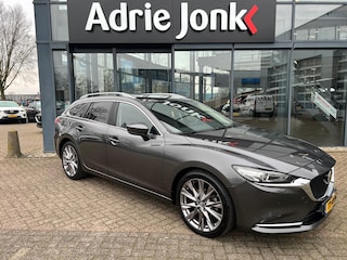 Mazda 6 Sportbreak 2.0 SkyActiv-G 165 Business Comfort AUTOMAAT | TREKHAAK | 19" VELGEN | LEDER | Bose AUDIO | 360 CAMERA | APPLE CARPLAY / ANDROID AUTO | STOEL- en STUUR VERWARMING | STOEL VENTILATIE |