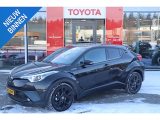 Toyota C-HR 1.8 HYBRID BLACK EDITION LEDER 18' LM-VELGEN KEYLESS NAVI STOELVERW. AD-CRUISE CLIMA NL-AUTO