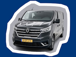 Renault Trafic 2.0 Blue dCi EDC 170 T29 L2H1 Extra DC 2x Schuifdeur Betimmering Keyless Trekhaak Navigatie Parkeersensoren Camera Carplay Dubbele cabine