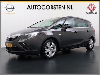 Opel Zafira Tourer 1.4T 120PK 7-Persoons Leder Trekhaak Navi Ecc AGR-Ergonomie Comfort stoelen Cruise Control Pdc Blitz Stoel+Stuurverwarming Regen-Lichtsensor Isofix Led Business Class-pakket 1e Eigenaar Origineel Nederlandse Auto