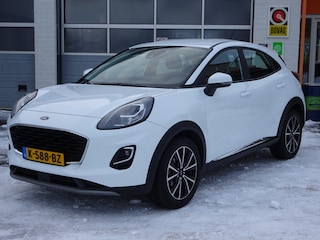 Ford Puma 1.0 EcoBoost Hybrid Titanium Automatische airco, cruise controle, parkeersensoren, stoelverwarming, stuurverwarming, navigatie, apple carplay, android auto, licht metalen velgen, enz.