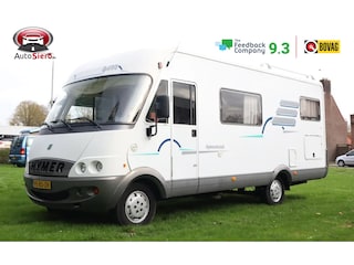 Fiat 230 Hymer 6 persoons Luifel, Fietsendrager, Camera,