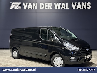 Ford Transit Custom 2.0 TDCI 131pk L2H1 Euro6 Airco | Navigatie | Apple Carplay | LED | Cruisecontrol | 2800kg Trekhaak Android Auto, Parkeersensoren, Bijrijdersbank
