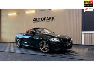 BMW 2-serie Cabrio M240i High Executive|HARMAN KARDON|MEMORYSEATS|KEYLESS|CARPLAY|SFEERVERLICHT|SHADOWLINE|340PK|DEALERONDERHOUDEN