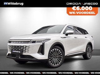 Omoda 9 SHS Premium Plug-In Hybride Automaat met 1100 km Range, Lederen bekleding, Elektrsiche stoelverstelling voor en achter Nu te bestellen en proef te rijden!