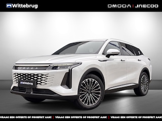 Omoda 9 SHS Premium Plug-In Hybride Automaat met 1100 km Range, Lederen bekleding, Elektrsiche stoelverstelling voor en achter Nu te bestellen en proef te rijden!
