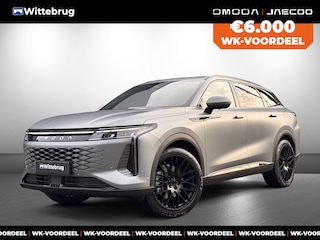 Omoda 9 SHS Premium Black Pack Plug-In Hybride Automaat met 1100 km Range, Black Pack, 21 inch Lichtmetalen velgen, Lederen bekleding, Elektrsiche stoelverstelling voor en achter Uit voorraad leverbaar!