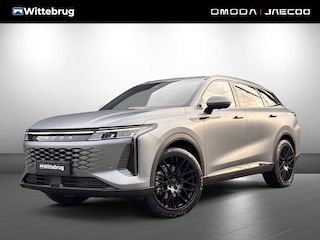 Omoda 9 SHS Premium Black Pack Plug-In Hybride Automaat met 1100 km Range, Black Pack, 21 inch Lichtmetalen velgen, Lederen bekleding, Elektrsiche stoelverstelling voor en achter Uit voorraad leverbaar!