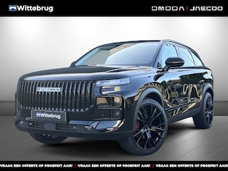 Jaecoo 7 SHS PHEV Exclusive Black Pack en 21 Inch velgen met 1500 KG trekgewicht, 1200 KM RANGE Navigatie, Elektrische achterklep, Luxe lederen bekleding en 7 jaar garantie Voor deze prijs alleen op onze voorraad !
