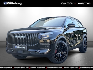 Jaecoo 7 SHS PHEV Exclusive Black Pack en 21 Inch velgen met 1500 KG trekgewicht, 1200 KM RANGE Navigatie, Elektrische achterklep, Luxe lederen bekleding en 7 jaar garantie Voor deze prijs alleen op onze voorraad !