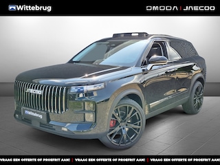 Jaecoo 7 SHS PHEV Exclusive 21 Inch velgen met 1500 KG trekgewicht, 1200 KM RANGE Navigatie, Elektrische achterklep, Luxe lederen bekleding en 7 jaar garantie Voor deze prijs alleen op onze voorraad !