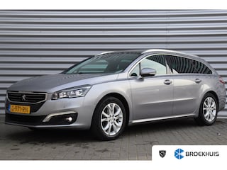 Peugeot 508 SW 1.6 BLUEHDI 120PK BLUE LEASE EXECUTIVE PACK AUTOMAAT / NAVI / LEDER / CLIMA / FULL-LED / PDC / 17" LMV / CAMERA /  KEYLESS / PANO. DAK / TREKHAAK / WINTERPAKKET / UNIEK !!