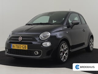 Fiat 500 1.0 Hybrid Sport 69pk Navigatie via app connect | Leder/stof bekleding | Panorama dak | Cruise control | Parkeersensoren achter | Elektrsiche ramen | 15"LMV