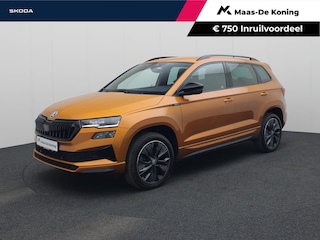 Skoda Karoq 1.5TSI/150PK ACT Sportline DSG · Navigatie · Trekhaak · Apple/Android Car Play · Camera · Einde garantie 11-03-2029 of 60000km.