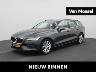 Volvo V60 2.0 B4 Momentum Business | AUTOMAAT | ELEKTRISCHE KOFFERKLEP | STUURVERWARMING | STOELVERWARMING | APPLE CARPLAY - ANDROID AUTO | CRUISE CONTROL | LEDEREN BEKLEDING |
