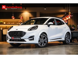 Ford Puma 1.0 EcoBoost ST-Line X Sport stoelen, Adaptive Cruise Control ACC, Achteruitrij camera Split View, Stuur verwarming, Ambiente pakket, Winter Pack, Navigatie met AppLink, Parkeerpilootsysteem+, DAB, Lmv.