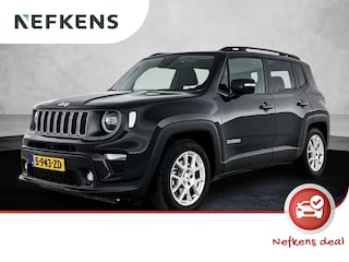 Jeep Renegade 1.5T e-Hybrid Limited 130pk Automaat | Trekhaak | Navigatie | Climate Control | Adaptieve Cruise Control | Camera | 17"LMV | Dodehoekdetectie | Keyless Entry/Start | 17"LMV | Apple Carplay/Android Auto |