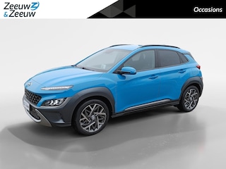 Hyundai Kona 1.6 GDI HEV Premium | Lederen bekleding | Stoel-/stuurwielverwarming | Trekhaak |