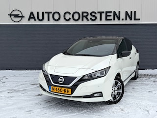 Nissan Leaf e+ Business Executive 62kWh SOH 90% Warmtepomp Trekhaak Leder Navi Ecc Bose®-Hifi Apple Carplay Android Auto Adap.Cruise 360°Camera Stoel+Stuurverwarming Led Two-Tone lak 1e Eigenaar Origineel Nederlandse Auto