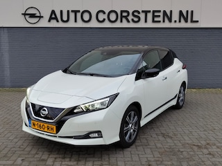 Nissan Leaf e+ Business Executive 62kWh SOH 90% Warmtepomp Trekhaak Leder Navi Ecc Bose®-Hifi Apple Carplay Android Auto Adap.Cruise 360°Camera Stoel+Stuurverwarming Led Two-Tone lak 1e Eigenaar Origineel Nederlandse Auto