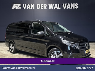 Mercedes-Benz Vito 116 CDI 164pk 9G-Tronic Automaat L2H1 Dubbele Cabine Fabrieksgarantie Euro6 Airco | 2x zijdeur | 5-Zits | 360 graden Camera | Navigatie LED, LM velgen, 2500kg Trekhaak, Adaptieve Cruisecontrol, Parkeersensoren, Isofix, MBUX