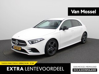 Mercedes-Benz A-klasse 180 Business Solution AMG | Automaat | Navigatie | Sfeerverlichting | Achteruitrijcamera | Stoelverwarming | Wide Screen Virtual Cockpit | Cruise Control | Climate Control | Parkeersensoren | Bluetooth | LED | Sportstuur | Half-Leder | Lichtmetalen Velgen|