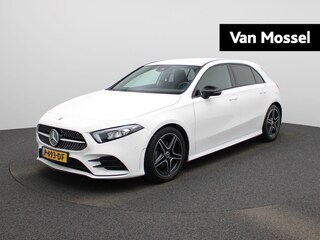 Mercedes-Benz A-klasse 180 Business Solution AMG | Automaat | Navigatie | Sfeerverlichting | Achteruitrijcamera | Stoelverwarming | Wide Screen Virtual Cockpit | Cruise Control | Climate Control | Parkeersensoren | Bluetooth | LED | Sportstuur | Half-Leder | Lichtmetalen Velgen|