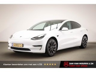 Tesla Model 3 Long Range AWD 75 kWh SOH 92% | LED | PANORAMADAK | LEDER | STOELVERWARMING