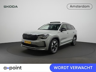 Skoda Kodiaq 1.5 TSI PHEV Sportline Business 204 pk Automaat (DSG) | Verlengde garantie | Navigatie | Panoramadak | Trekhaak (wegklapbaar) | Parkeersensoren | Achteruitrijcamera | Stoelverwarming v/a |