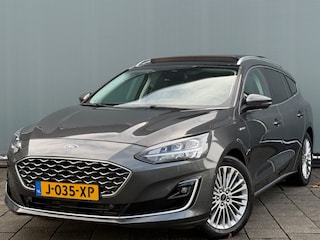 Ford Focus Wagon BWJ 11-2020 | 1.5T 150PK Vignale AUTOMAAT | LEER | PANO DAK | TREKHAAK | CAMERA | CLIMA | NAVI | LED | PDC 2X | CARPLAY