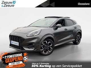 Ford Puma 1.0 EcoBoost Hybrid ST-Line X | Apple Carplay/Android Auto | Adaptive Cruise Control | Achteruitrijcamera | BLISS | Driver Assistance Pack | Panormadak | Winter Pack | Trekhaak | B&O | 12 Maanden BOVAG Garantie |