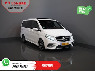 Mercedes-Benz V-klasse 250d DC Dubbel Cabine Exclusive AMG/ Pano/ Stoelvent./ Mem.Stoelen/ Koelvak/ Adapt.Cruise/ 360 Camera/ Burmester/ Standkachel/ Leder/ 2x Elek.Schuifdeur/ Elek.Klep/ Alarm III/ Afn.Trekhaak