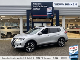Nissan X-Trail 1.6 DIG-T N-Connecta / NL-Auto / 2-de Eigenaar / Dealer-Onderhouden / 163 PK / 1800KG Trekgewicht / Keyless / Open/Panodak / LED / DAB / Radio-Bluetooth / Navi / Rondom Camera's / Stoel+Stuurverwarming / Cruise-Control / Climate-Control / EKTR-Achterklep / AFN-Trekhaak / PDC / LMV 18'' / All-Season / ENZ.