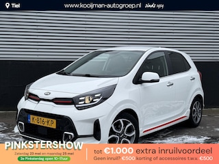 Kia Picanto 1.0 DPi GT-Line 1e eign. Dealeronderhouden, Navigatie, Lederen bekleding, Privacy glass, Smart Key