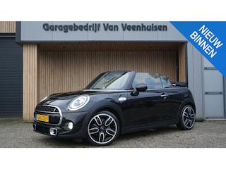 Mini Mini 2.0 192pk Cabriolet Automaat *John Cooper Works Pack* 18inch LM Keyless LED Leder/Alcantara Navi 80346km!