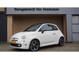 Fiat 500 1.0 70pk 3Drs Hybrid Sport Schuif/kantel Panoramadak Sportstoelen 16inch LM Virtual *NL auto* 40842km!
