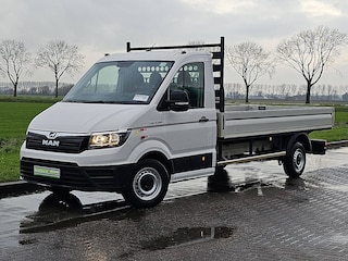 MAN TGE 35 2.0 L3 Open-Laadbak Trekhaak Airco 3-Zits Navi 140Pk Euro6!