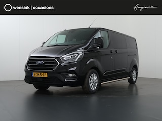 Ford Transit Custom 300 2.0 TDCI | L2 H1 | LIMITED | DUBBEL CABINE | AUT. | LEDEREN BEKLEDING | CAMERA | ADAPTIVE CRUISE | STOELVERWARMING | NAVIGATIE | BI-XENON | 2X ZIJSCHUIFDEUR | AGATE BLACK METALLIC