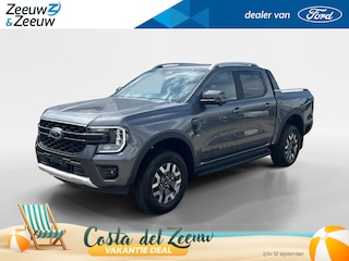 Ford Ranger Wildtrak 2.3 PHEV 279pk 10-traps automaat | 5 persoons | GRIJS kenteken | Nu rente actie 0,99% op financial lease | Trekhaak | Leder | Automatische airco (Virtuele voorraad! Betreft landelijke voorraadauto)