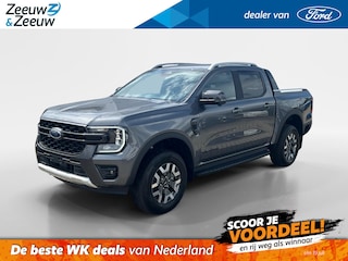 Ford Ranger Wildtrak 2.3 PHEV 279pk 10-traps automaat | 5 persoons | GRIJS kenteken | Nu rente actie 0,99% op financial lease | Trekhaak | Leder | Automatische airco (Virtuele voorraad! Betreft landelijke voorraadauto)