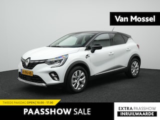 Renault Captur 1.6 E-Tech Hybrid 145 Intens Automaat | Apple/Android Play | Trekhaak | Cruise | Camera | Keyless Go/Entry | LED | PDC V+A | Sfeerverlichting | Pack parking | Pack Easy Link | 12 Maand BOVAG Garantie |