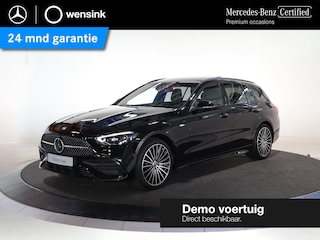 Mercedes-Benz C-klasse Estate 300e Business Solution AMG | Panoramaschuifdak | Night | 19inch | Rij-assistentie Plus | Burmester