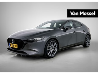 Mazda 3 2.0 e-SkyActiv-G M Hybrid 122 PK Luxury | Automaat | Camera | stoelverwarming | Stuurverwarming | Adaptive Cruise Control | Leder | Bose | Stoelgeheugen | Head up Display | Navigatie | Apple Carplay | Android Auto |