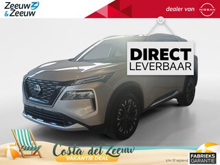 Nissan X-Trail 1.5 e-Power Tekna Plus *Nappa lederen bekleding*beidevoorstelen stoelgeheugen*Navigatie*Applecarplay&Androidauto*Head-up display*Climate controle*360grd amera*pdc voor en achter*