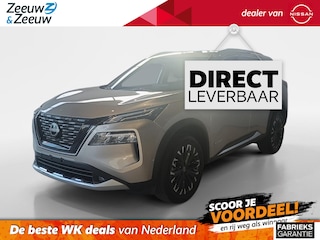 Nissan X-Trail 1.5 e-Power Tekna Plus *Nappa lederen bekleding*beidevoorstelen stoelgeheugen*Navigatie*Applecarplay&Androidauto*Head-up display*Climate controle*360grd amera*pdc voor en achter*