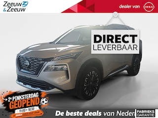 Nissan X-Trail 1.5 e-Power Tekna Plus *Nappa lederen bekleding*beidevoorstelen stoelgeheugen*Navigatie*Applecarplay&Androidauto*Head-up display*Climate controle*360grd amera*pdc voor en achter*