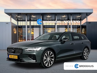 Volvo V60 T8 Ultra Dark Performance | 20" | Bowers & Wilkins | Geventileerd Nappa | Massagestoelen | Getint Glas | Panoramadak | Head-up | 360 Camera | Full LED | Adaptieve Cruise | BLIS